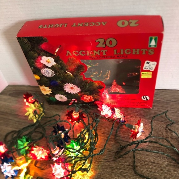 Vtg Multicoloured String Lights - Picture 2 of 13